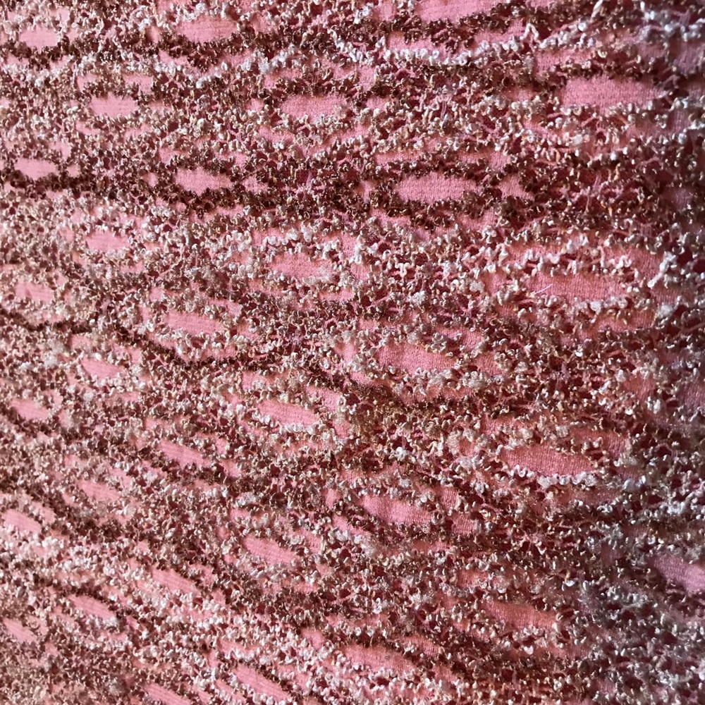 JH Collectibles Vintage peachy pink & champagne top - Picture 3 of 7